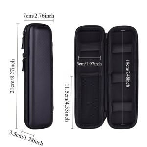 TEMU 전동 칫솔 및 메이크업 브러쉬용 휴대용 여행 케이스 1개 - 내구성 있고 무취 메쉬 정리함, 먼지 방지, 보관