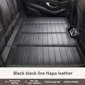 TEMU 1pc 접이식 자동차 뒷좌석 매트리스, 휴대용 여행 침대, 개 자동차 좌석 커버, 대부분의 자동차/수입차/트럭에 적합, 캠핑 및 로드 트립 RV 침대 매트리스용凹형 디자인|이불|매트리스커버|접이식침대