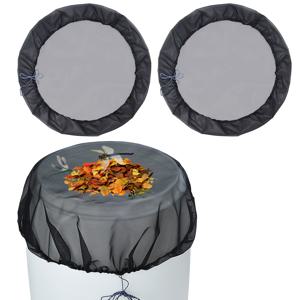 TEMU 2개 세트 헤비듀티 버킷 필터 뚜껑 - 55갤런 및 소형 버킷 호환, 방풍 기능, 물탱크·수조·연못용 내구성 강한 파우치 커버