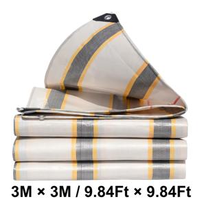 TEMU 헤비듀티 PE 타포린, 두꺼운 캐노피, 두꺼운 오일 천, 보호 커버, UV 저항성, 다목적 야외 커버링 - 지붕, 캠핑 및 보트용, 찢어짐 방지