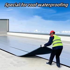 TEMU 1 롤, 고밀도 PVC 방수 테이프, 누수 방지 및 열 저항, 대형 지붕, 파이프 라인, 벽, 균열 수리에 이상적, 튼튼한 지붕 재료