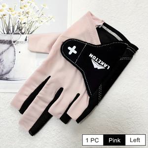 TEMU 1개 프로페셔널 하프 핑거 당구 장갑, 왼손 - 탄력성, 통기성 있는 회색/파란색 원단, 미끄럼 방지 그립 및 후크 앤 루프 클로저, 당구 액세서리