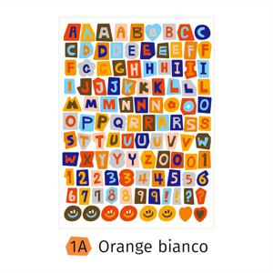 TEMU 5장 방수 알파벳 스티커, 세미매트 마감, 불규칙 모양, DIY 프로젝트 및 휴대폰 케이스용 자체 접착 PVC 재질, 일회용