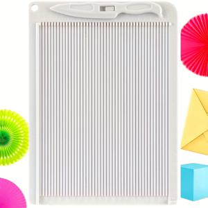 TEMU 스코어보드 만들기 위한 도구의 모음, 편지지 만들기 도구 및 펀치 보드 포함. 카드 만들기, 미니 편지지, 선물 상자 등 다양한 종이 공예에 적합. 접기용으로 다양한 스코어보드 및 뼈 접는 도구가 함께 제공된다.