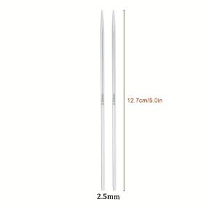 TEMU 2.0-5.0mm 분리 가능한 원형 니들, 5인치 교환 가능한 원형 니들, 4가지 크기의 유연한 케이블, 니들 안정기, 커넥터 커버, 손수 만든 DIY 니들, 니들 액세서리 포함