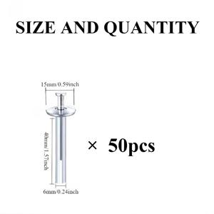 TEMU 50개 갈바니드 하머-인 리벳, DIY 공예 및 가정 수리용 강력 확장 나일 - 녹방 방지, 방습, 나무 및 콘크리트 벽, 건설 나일 - 갈바니드 마감 | 내구성 있는 금속 나일, 나일 건 액세서리