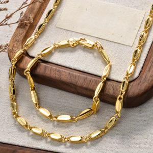 TEMU 2개/세트 체인 목걸이 + 팔찌 기하학적 초커 목걸이, 남녀 공용, 데일리 웨어, 힙합 파티, 웨딩, 휴가 주얼리 선물|남자팔찌|남자목걸이