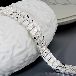 TEMU 여성을 위한 우아한 은박이 있는 팔찌, 클래식한 넓은 동전 디자인, 하이포알러겐, 일상적인 착용과 특별한 기회에 적합한 다용도 보석, 완벽한 어머니의 날 또는 신부의 친구 선물, 웨딩 팔찌|클래식 스타일|알러지 친화적인 보석, 팔찌 보석