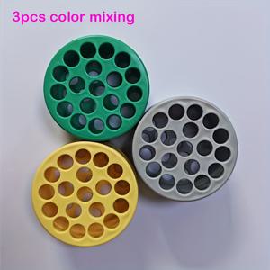 TEMU 3개 세트 대형 다기능 화분 및 꽃 배치 홀더 - 재사용 가능한 스피럴 부케 홀더 및 줄 고정기, 경량 플라스틱 식물 심기 도구, 실내 및 실외 사용에 적합, 걸이식 플랜터