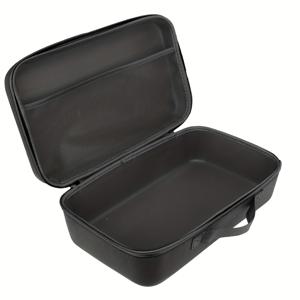 TEMU 내구성 있는 블랙 EVA 하드 쉘 도구 케이스 - 집 개조 도구용 지퍼 클로저 및 손잡이가 달린 휴대용 보관 상자, 쉬운 운반을 위한 컴팩트 정리함