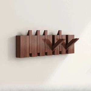 TEMU 6개 스타일 목재 벽걸이 후크 - 피아노 키 디자인, 옷, 모자, 액세서리용 접이식 벽걸이 정리대, 침실, 현관, 안뜰에 이상적, 벽걸이 정리대| 스타일 후크|목재 구조, 옷용 벽걸이 후크, 열쇠 홀더 벽걸이, 홈용 열쇠 홀더 벽, 옷걸이 후크, 모자 후크, 옷장 후크, 코트 후크, 침실 후크