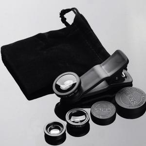 TEMU 1세트 3-in-1 마코/피쉬아이/텔레포토 기능 휴대폰 렌즈, 광각, 셀카봉 액세서리