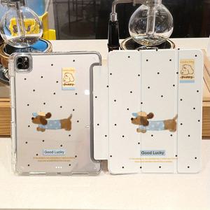 TEMU 아이패드9용 보호 케이스, 아이패드 프로 11용 보호 케이스, 미니7 태블릿 컴퓨터용 펜 슬롯이 있는 에어6 보호 커버, 에어5 삼단 아크릴 방지낙하