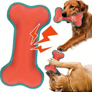 TEMU 불멸의 개 씹는 장난감 - 공격적인 씹는 개를 위한 내구성 있는 캔버스 뼈 씹는 장난감, 모든 견종 크기에 맞는 강한 상호작용식 씹는 장난감으로 개를 바쁘게 하고 즐겁게
