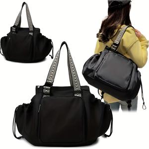 TEMU 대용량 변형 스포츠 더플 백 - 다용도 어깨 및 배낭 스타일, 내구성 있는 옥스포드 천, 체육관, 여행 및 일상 사용에 적합, 주말 백|다용도 백|강력한 스트랩, 체육관 백