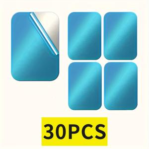 TEMU 휴대폰용 정사각형 자석 접착 패드, 초박형 금속 창의적인 내비게이션 범용 자석 조각 (차량용 휴대폰 거치대)