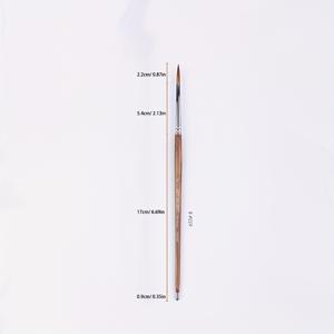 TEMU 아트시크릿 원 고품질 라운드 포인트 아트 페인팅 브러시, 콜린스키 디테일 브러시 655R 시리즈 아크릴, 워터 컬러, 오일 페인팅, 잉크 워시에 적합