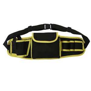 TEMU 1개 튼튼한 대용량 공구 허리 가방, 다중 수납 공간 - 튼튼한 원단 구조, 골드 톤 하드웨어, 목수용, 가정 및 전문가용으로 적합