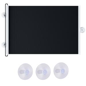 TEMU 2pcs 티타늄 실버 리트렉터블 쉐이드 롤러 블라인드 - 90% 선크림, 3 프리 설크림 컵, 주방, 욕실, 침실 및 자동차 창문용 절연 커튼 - 클래식 스타일, PVC 소재, 쉬운 설치, 주방 창문 트리트먼트 | 클래식 스타일 | 쉬운 설치 커튼|자동차햇빛가리개