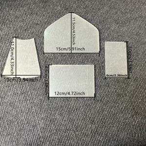 TEMU 1 세트 멀티 레이어 카드 보관 가방 템플릿 - 롱 암 자수 기계용 아크릴 자수 템플릿, 투명한 추적 마킹, 크래프팅 및 자수 프로젝트, 자수 액세서리에 이상적