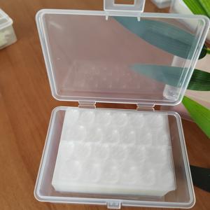 TEMU 1200개/50장 방수 & 통기성 젤리 프레스온 네일 - 강력 접착 오벌 숏 인조 손발용, 화이트 & 핑크 솔리드 컬러 광택 마감, 빠른 미용 수선, 우아한 디자인, 홈 매니큐어, 내구성 있는 프레스온 네일, DIY 매니큐어