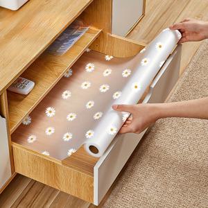 TEMU 1롤 118.11인치 고품질 미끄럼방지 매트, 주방 캐비닛용, 모던 패턴 방수 EVA 분할판, 냉장고 서랍, 카운터탑, 신발장, 창고용 절단 가능한 내구성 다용도 투명 두꺼운 단열 패드, 선반 라이너, 선반 라이너