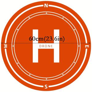 TEMU 지상 드론 60cm, 접이식 우공간 코스터, 휴대용 발사 패드, 도시 항공 교통 장비, 방풍 및 미끄럼 방지 디자인