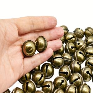 TEMU 50개 레트로 구리 종 - 1인치, 반려동물 목걸이, 펜던트 및 크리스마스 트리 장식에 완벽한