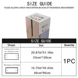 TEMU 귀여운 고양이 디자인 냉장고 커버 1개 - 2025년 신형 모델, 방습 폴리에스터 원단, 옷과 건조기를 보호하는 스타일리시 홈 키친 장식, 사랑스러운 보타이 키튼 일러스트레이션, 화이트