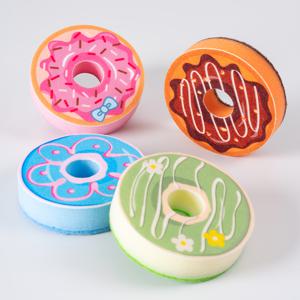 TEMU 4개 세트 주방 청소 스펀지 - 내구성 있는 폴리에스터 식기 세척용 스펀지, 귀여운 만화 디자인 (컵케이크, 쿠키, 딸기, ) 효율적인 청소용, 완벽한 집들이 선물, 크리스마스 & 할로윈 선물, 주방 청소 필수품, 재미있는 주방 용품, 컬러풀 주방 액세서리, 미니어처 컵케이크, 미니 컵케이크, 미니 케이크, 식기/스폰지