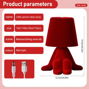 TEMU 컬러풀 큐트 플러시 인형 무드등, 터치 스위치와 무단계 조광 기능의 조절 가능한 삼색 조명, 1200mAh 배터리 휴대용 디자인, 침실 장식 또는 생일 선물용, 침실 장식용 화이트 램프, 침대 옆 램프,플러시 라이트,장식용 야간등,내구성 있는 플라스틱,가벼운 램프,조광 가능한 램프,휴대용 야간등,홈 데코 애호가|모루인형|무드등