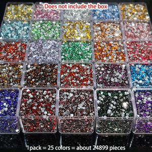 TEMU 24899개 3mm 고품질 5D 레진 라운드 플랫백 라인스톤 - 25가지 생생한 색상, 균일한 크기 DIY 주얼리 제작용: 수제 귀걸이 팔찌 목걸이 & 네일 아트 의류 액세서리 장식, 공예 장식, 반짝이는 포인트, 장식용 라인스톤, 매끄러운 마감, 정밀 절단 스톤, 장식 키트, 라인스톤 팩, 패션