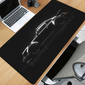 TEMU 1개 대형 게이밍 마우스 패드 - 미끄럼 방지 스포츠 카 디자인, HD 프린트 표면, 내구성 있는 폴리에스터 소재, 현대적인 사무실 액세서리, PC 및 게임용, 데스크용 마우스 패드, 자동차 테마 데스크 매트, 포치/카 컴퓨터 데스크 매트, 스포츠카 키보드, XL 사이즈 마우스 패드, 게이밍 액세서리, 오피스 데스크 액세서리
