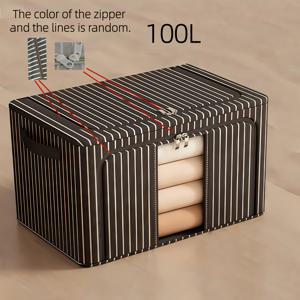 TEMU 블랙 싱글 창문 수납 박스 - 접이식 대용량 홈 정리함, 옷 정리용 공간절약형 컴팩트 디자인, 가정, 기숙사, 침실, 옷장 정리 및 침대 밑 수납에 적합, 옷 정리 보관함,옷장 보관 및 정리,옷장용 서랍,옷장 정리 및 수납,침실용 옷장,옷 서랍,옷장 정리 및 보관,옷장,옷 보관함,옷 보관, 튼튼한 구조,부직포