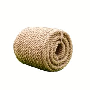 TEMU 10mm 두께의 황마 로프 - DIY 공예, 정원 울타리 장식, 고양이 긁기 보드 직조 로프, 선물 포장 및 결혼식 장식에 적합한 삼줄 황마 로프 | 매력 | 내구성 있는 로프, 공예용 로프