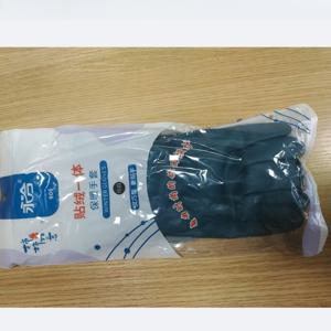 TEMU 튼튼한 방수 PVC 롱 라텍스 스타일 다기능 청소 장갑 한 쌍 - 부드럽고 내구성이 뛰어나며 주방, 욕실, 세차를 위한 인체공학적 디자인