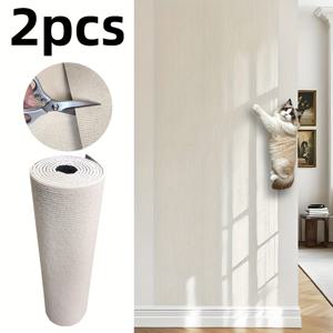 TEMU 2개 고양이 스크래치 매트 가구 벽 교체용 스크래치 패드 다용도 내구성 고양이 스크래치 보드, 상호작용 애완 고양이 클라이밍 매트 고양이 스크래치 스티커 가정용 완벽한 선물 크리스마스 선물 할로윈 선물, 벽걸이 스크래처,멀티서페이스 디자인,고품질 스크래처,오래 지속되는 애완동물 액세서리,고양이 발톱 패드,고양이 주인