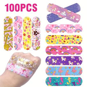 TEMU 100개 컬러풀 스티커 패치 & s - 귀여운 문어, 기린, 무지개, 인어 & 하트, 별, 즐거운 얼굴 디자인 - & 케어,, s ( &)