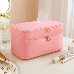 TEMU 1개 이중층 속옷 보관 가방, 여행용 속옷/팬티/양말 보관 가방, 이사 및 여행용 보관 가방 내부 포켓, 심플한 지퍼 잠금, 일상 정리 및 보관에 적합, 하룻밤 여행 가방 보관 가방, 속옷 보관 솔루션,양말 정리 가방,더블 컴파트먼트 백,보관 파우치,기능적 정리함,심플한 디자인,내구성 있는 지퍼 클로저,자주 여행하는 사람들,바쁜 전문가들