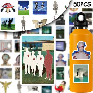 TEMU 50개 서현 드림 코어 스타일 스티커 세트. 창의적이고 기발하며 몽환적인 낙서 디자인으로 스크랩북, 플래너, 다이어리, 컴퓨터, 휴대폰, 물병, 스케이트보드, 기타를 꾸미세요. 파티 선물 및 휴일 선물로 완벽합니다.