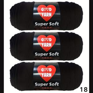 TEMU 190g*3개 슈퍼 세이버 아크릴 실 - 190g 3개 - 아크릴 - 4중간 (워스티드) - 364야드 - 뜨개질/코바늘, 뜨개질 실,멀티팩 실,워스티드 웨이트 실,다용도 색상 팔레트,단색 실,가치 실 팩,부드러운 질감 실,예산 크래프터스,DIY 취미 애호가|뜨개실