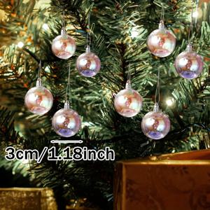 TEMU 12개 크리스마스 무지개 빛깔 플라스틱 장식품, 무지개 오너먼트, 크리스마스 트리 장식용 투명 볼, 할로윈, 크리스마스, 생일, 결혼식, 파티, 크리스마스 데코, 공예용, 휴일 장식,장식용 볼,반짝이는 장식,가벼운 장식,정교한 장식품,매달린 장식,공예 애호가,이벤트 플래너