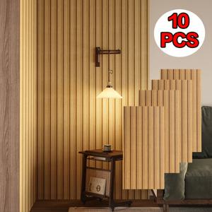 TEMU 10개 자가 접착 3D 폼 타일 패널 - 우드 그레인 필 & 스틱 플라스틱 벽/바닥/백스플래시/천장 타일, 대형 30x60cm (11.8