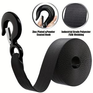 TEMU 힙업 마린 트레일러 윈치 (후크 포함) (1.7