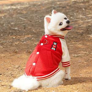 TEMU 겨울 강아지 & 고양이 재킷 - 스냅 버튼 클로저가 있는 따뜻한 코트, 레드그린/ - 소형견, 포메라니안, 치와와, 시즈루를 위한 - 야외 산책, 사진 촬영, 추운 날씨 보호 - 간편한 착용/탈착 애완 동물 의류, 강아지 겨울 코트, 스타일리시한 애완 동물 의류