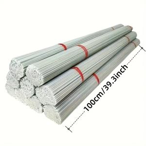 TEMU 20개입 100cm 파이버글라스 온실 지지대, 날씨에 강한 내구성 식물 지지대 - 야외 정원용, 콩, 오이, 토마토 등 덩굴식물에 이상적. 녹슬지 않고 부식 방지