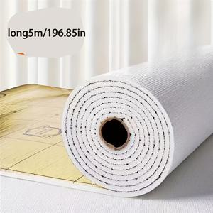 TEMU 1롤 3D 방수 단열 방음 벽지 - 벽 & 천장용 접착식 플라스틱 필름, 내열 차단막, 욕실, 침실, 거실 - 쉬운 DIY 단열 업그레이드