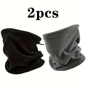 TEMU 남성용 겨울 넥워머 - 보온 소프트 안감 스트레치 디자인, 사이클링, 통근 및 야외 활동을 위한 통기성 좋은 편안함 - 가볍고 따뜻함, 단색, 완벽한 크리스마스 생일 선물