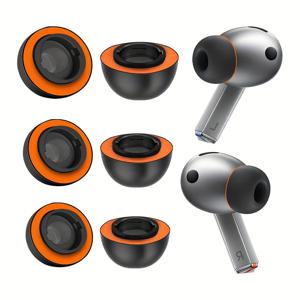 TEMU 삼성 갤럭시 버드 3 Pro & Pro 3용 메모리폼 이어팁 - 실리콘 쉘드로 편안하고 안전한 착용감, 갤럭시 버드 3, 갤럭시 버드 3 Pro와 호환