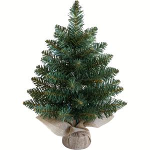 TEMU 1개 미니 인조 크리스마스 트리 45/60cm - 풀 PVC 녹색 가지 팁으로 사실적인 초록색 잎, 내구성이 뛰어난 플라스틱 구조로 가정 장식, 파티 & 웨딩 센터피스에 적합 - 낮은 유지 보수, 힌지 디자인 & 안정적인 받침대